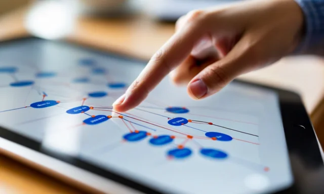 Skill Paths learning path diagram on tablet